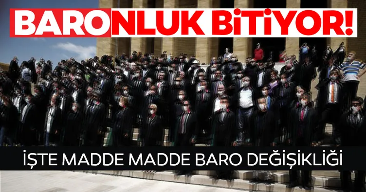 Barolarla ilgili değişiklik hazır! İşte madde madde barolarda değişiklik...