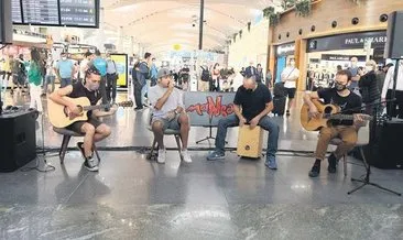 İstanbul Havalimanı’nda sürpriz konser!