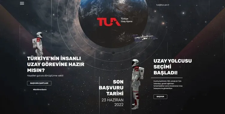 Uzay yolcuları isimleri açıklanıyor! Uzaya gidecek ilk Türk kim oldu?