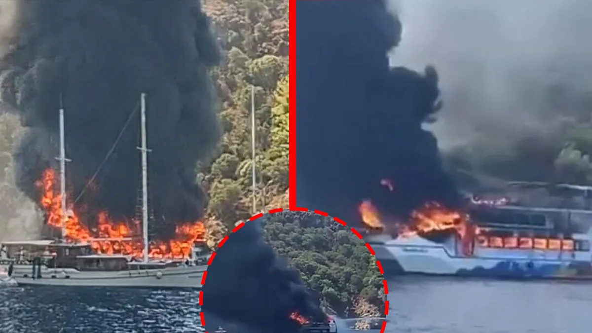 Fethiye’de can pazarı! Gezi teknesi denizin ortasında alev topuna döndü