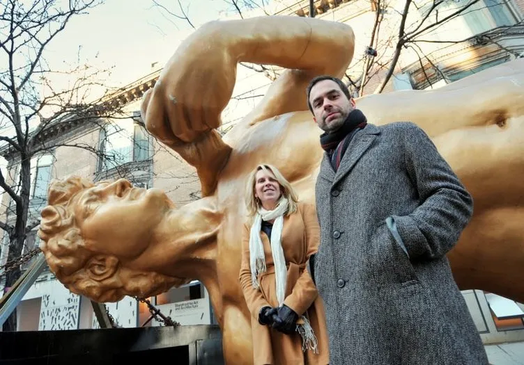 Türk sanatçının dev David heykeli SoHo’yu salladı!