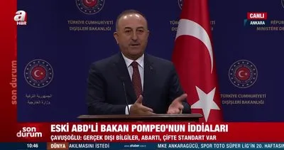 Son Dakika: Bakan Çavuşoğlu’ndan Eski ABD’li Bakan Pompeo’nun iddialarına yanıt | Video