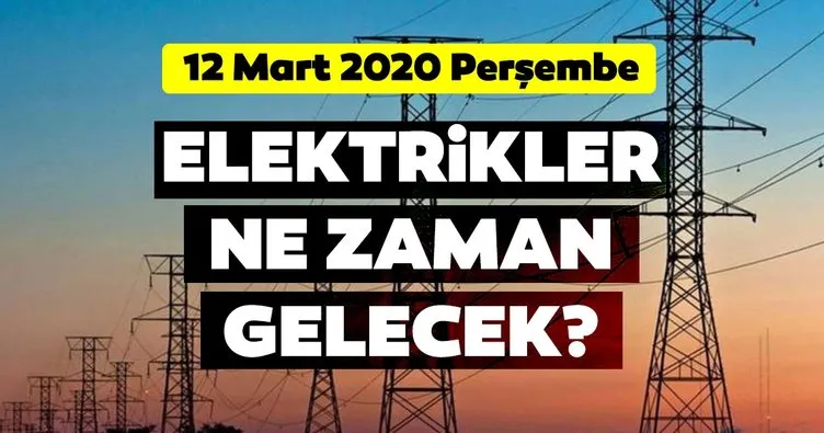 12 Mart BEDAŞ İstanbul elektrik kesintisi programı: Elektrikler ne zaman gelecek?