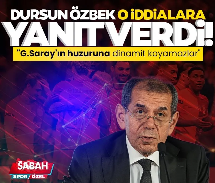 Dursun Özbek SABAH Spor’a açıkladı! Ödemeler ve Florya projesi için flaş sözler...