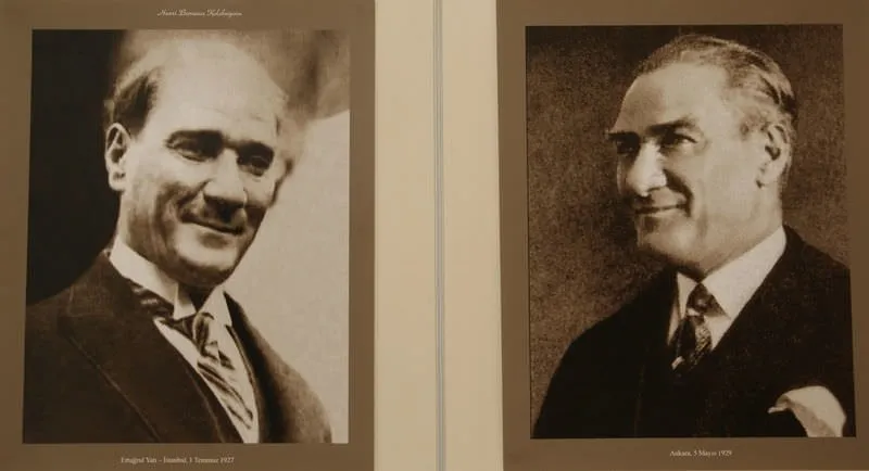 ataturk un gulec yuzlu fotograflari