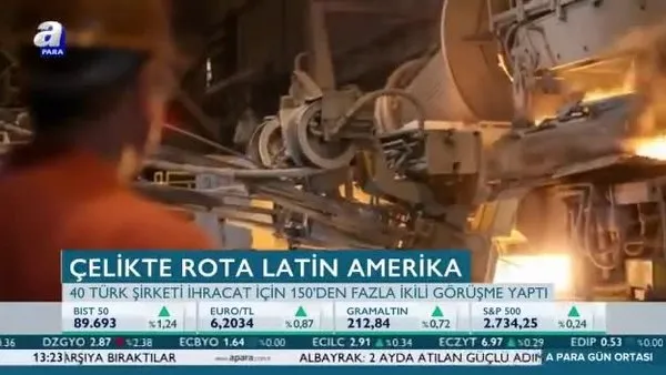 Türk çelik sektörü Latin Amerika'ya yöneldi!