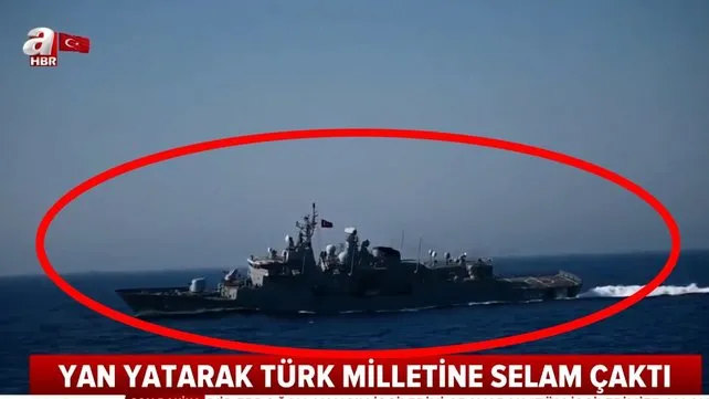 Son Dakika Haberi | Yunan savaş gemisi Limnos'u ağır hasarla bakıma gönderen TCG Kemal Reis'ten müthiş selamlama hareketi | Video