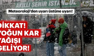Meteoroloji’den son dakika hava durumu uyarısı geldi! İstanbul’a yoğun kar yağışı geliyor!