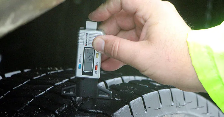 Bolu Dağı’nda kış lastiği uygulaması!