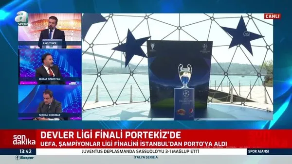 Son dakika! UEFA Şampiyonlar Ligi finali İstanbul'dan alındı! Portekiz'de oynanacak | Video