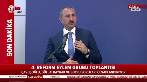 Abdülhamit Gül yargıda reformun içeriğini anlattı