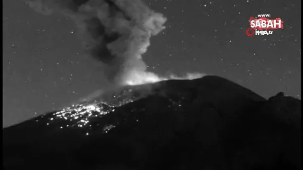 Popocatepetl Yanardağı'nda yeni patlama | Video