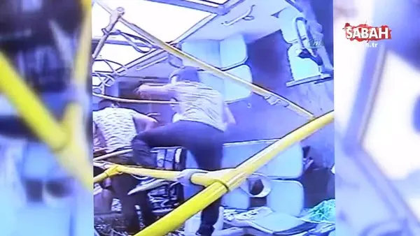 Manisa'da 24 kişinin yaralandığı otobüs kazasının güvenlik kamera görüntüleri ortaya çıktı