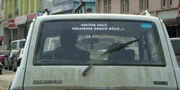 Efsanelesen Kamyon Arkasi Yazilari Galeri Otomobil