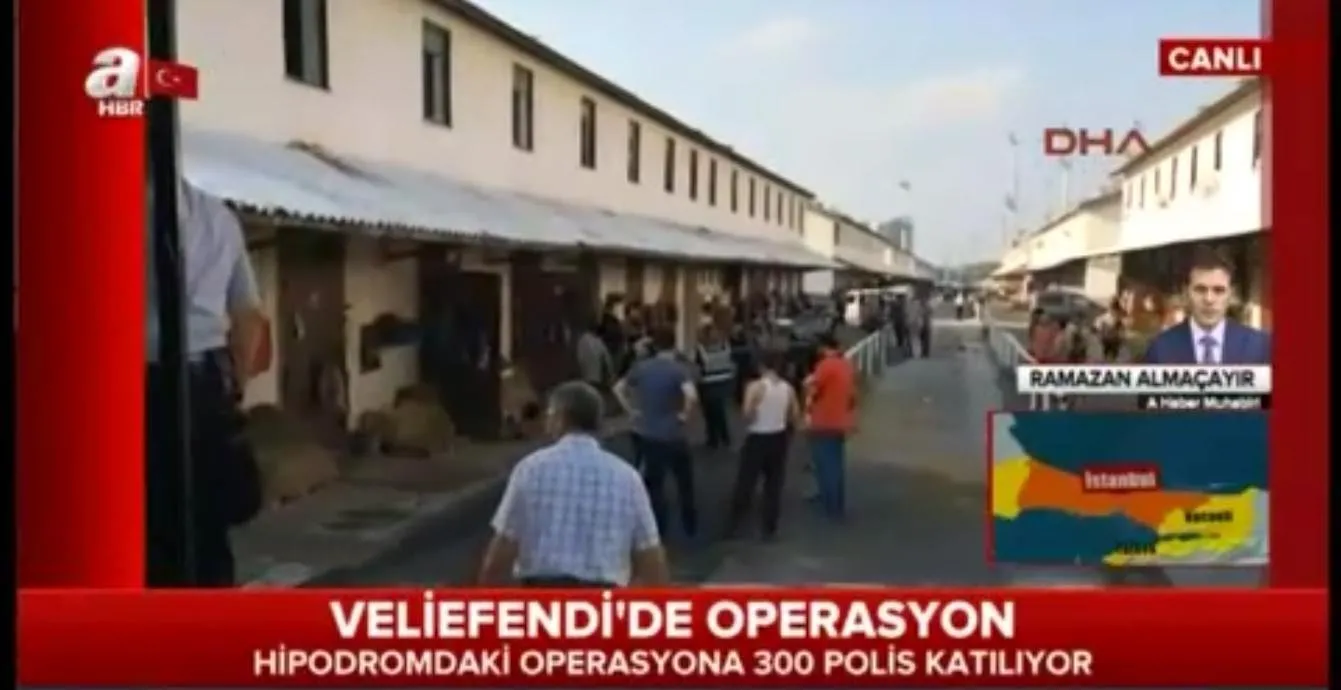 Veliefendi Hipodromu'nda operasyon!