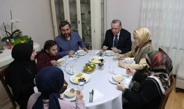 Başkan Erdoğan, bir vatandaşın evinde iftar yaptı