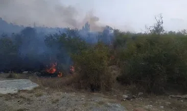 Osmaniye’de makilik alanda çıkan yangın söndürüldü