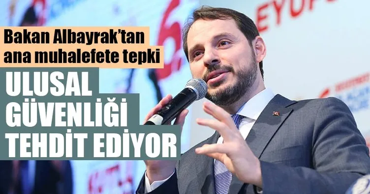 Bakan Albayrak: Türkiye’nin ana muhalefet sorunu var