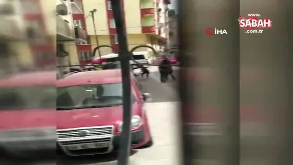 Kısıtlama gününde sokak ortasında kavgaya para cezası... Kavga anı kamerada | Video