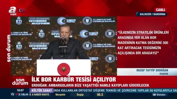 Başkan Erdoğan 'Bizi ayakta tutan sözler' diyerek anlattı: 