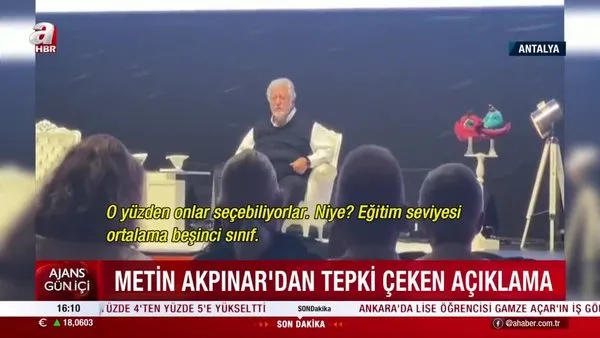 Oyuncu Metin Akpınar’dan Türk halkına hakaret! 