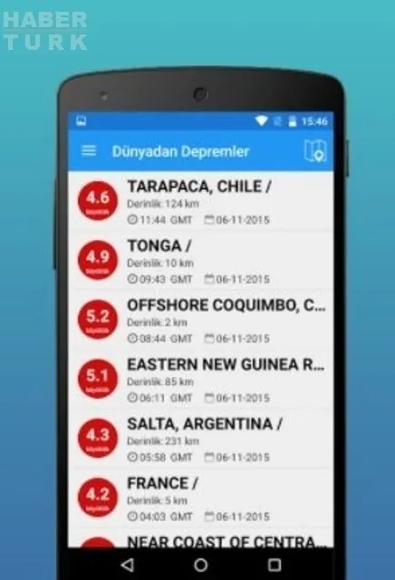 Deprem için yeni  mobil uygulamalar