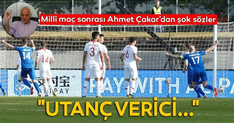 Ahmet Çakar İzlanda - Türkiye maçını değerlendirdi