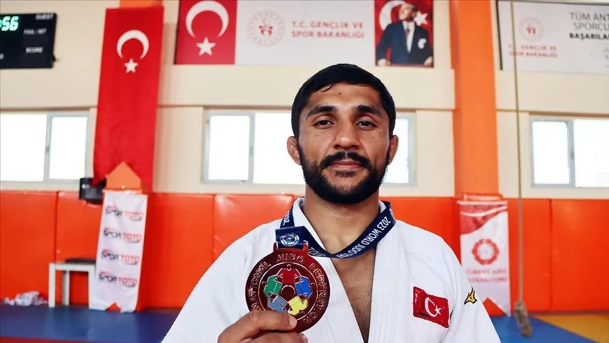 Judoda Salih Yıldız, çeyrek finale yükseldi