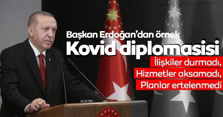 Cumhurbaşkanı Erdoğan’ın koronavirüs diplomasisi böyle kayda geçti...