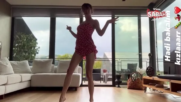 Melis Sezen dans videosu olay yarattı! Mini elbisesiyle fena dağıttı | Video