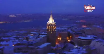 Galata Kulesi’nde kış masalı | Video