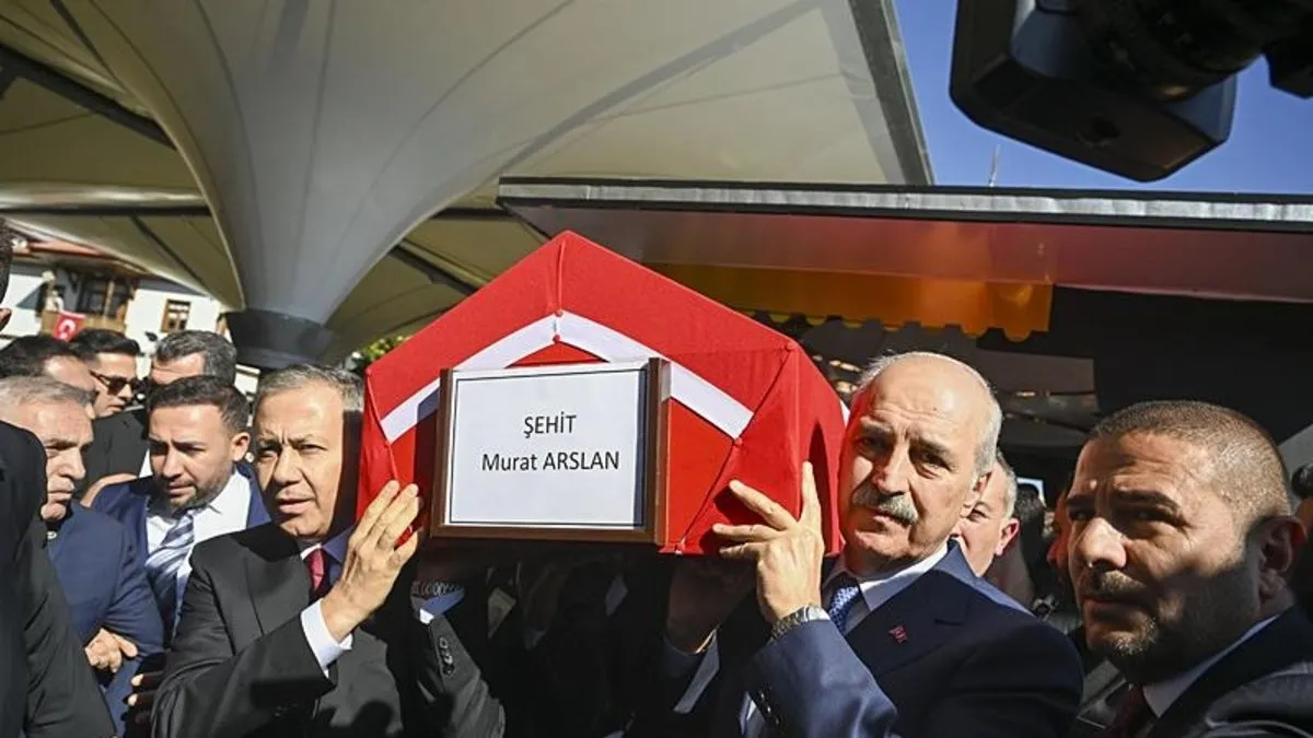 TUSAŞ'daki terör saldırısında hayatını kaybedenler son yolculuğuna uğurlanıyor