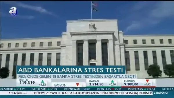 ABD bankalarına stres testi