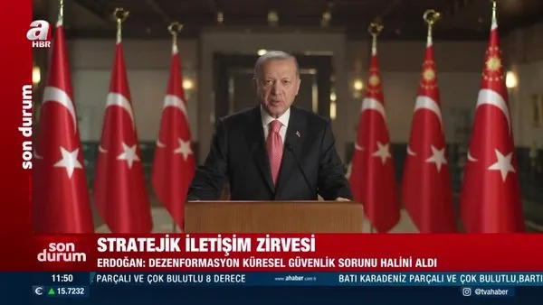 SON DAKİKA: Başkan Erdoğan'dan Stratejik İletişim Zirvesi'ne videolu mesaj