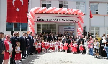 Siirt’te Emine Erdoğan Anaokulu açıldı
