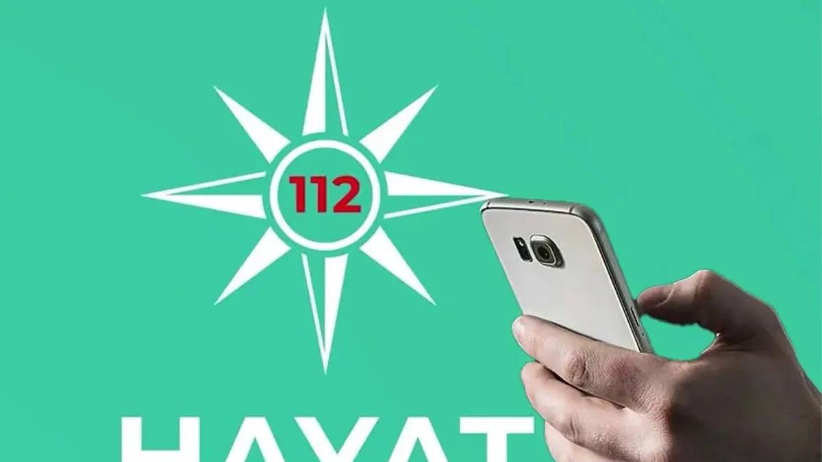 HAYAT 112 uygulaması logosu ve acil durum simgeleri