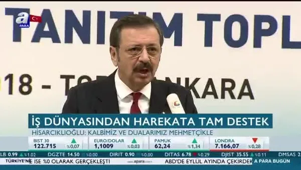 İş dünyasından harekata tam destek