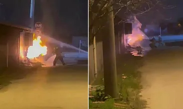 Bursa’da doğal gaz boru hattında patlama