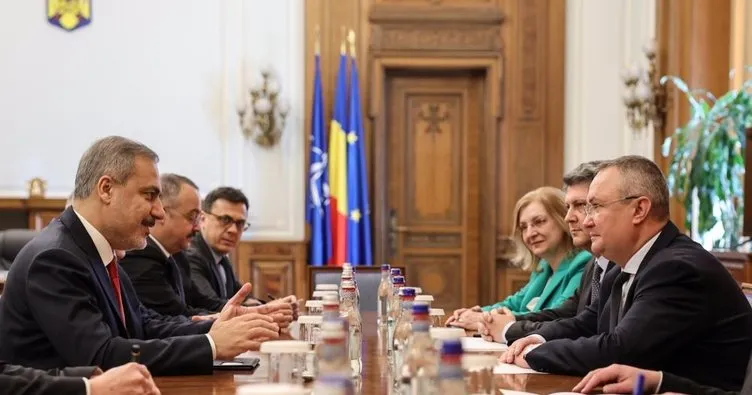 Bakan Fidan, Romanya Senatosu Başkanı Ciuca tarafından kabul edildi