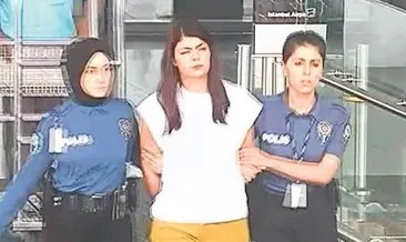 Kadın terörist havalimanında yakalandı
