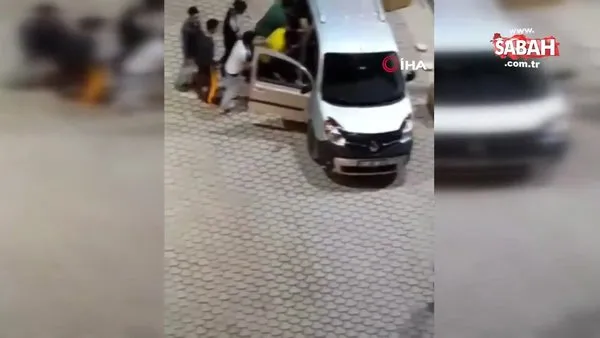 Mardin’de silah sesleri! Dehşet saçan yabancı uyruklu iki grup arasındaki kavga kamerada