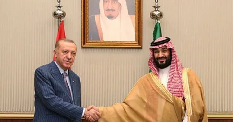 Başkan Erdoğan, Veliaht Prens Bin Selman ile görüştü