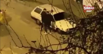 İzmir’de sokak ortasında kadına şiddet kamerada | Video