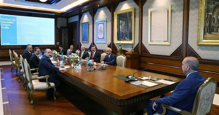 Başkan Erdoğan, yerli otomobil TOGG’un Yönetim Kurulu üyelerini kabul etti