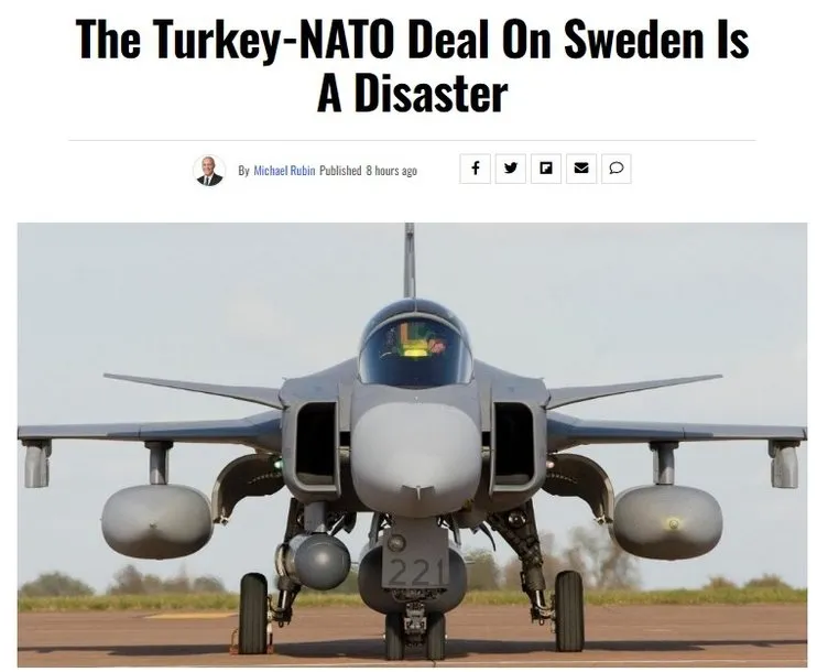 ABD’nin operasyoncu ismi Michael Rubin Türkiye-İsveç anlaşmasını hazmedemedi: Bu bir felaket!