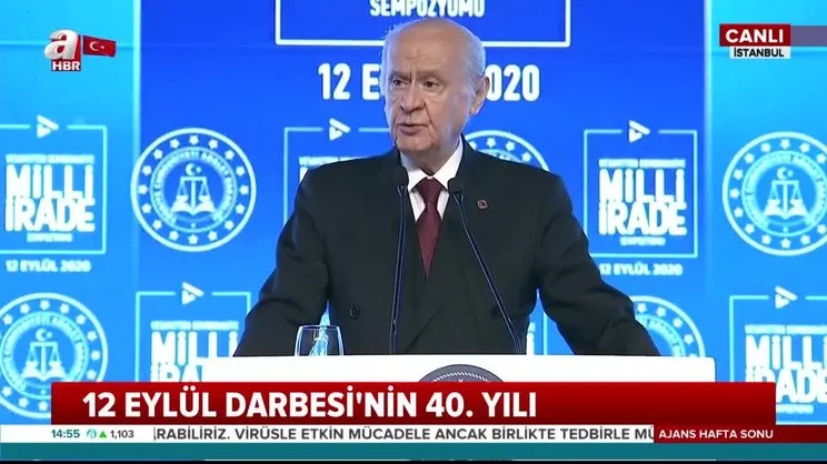 MHP Lideri Devlet Bahçeli'den ‘Vesayetten Demokrasiye Milli İrade Sempozyumu'nda önemli açıklamalar | Video