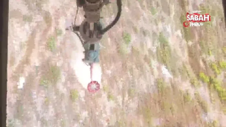 İzmir'de ormanlık alanda yangın | Video