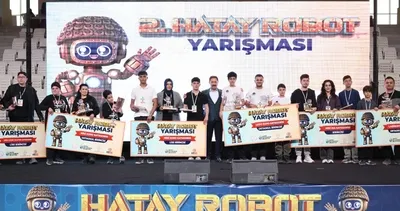 Hatay Robot Yarışması ödül töreni ile sona erdi #hatay