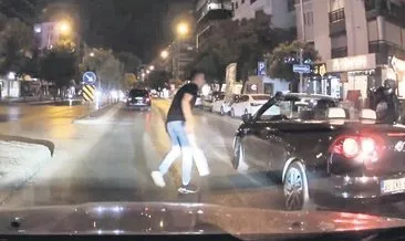 Döner bıçaklı trafik magandası #izmir