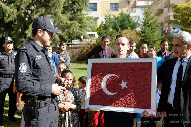 Ankaralı çocuklardan polisi duygulandıran sürpriz